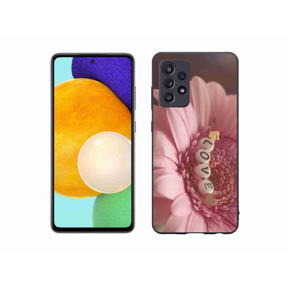 Gelový kryt mmCase na Samsung Galaxy A52/A52 5G - přívěsek love