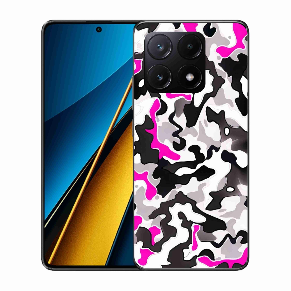 Gelový kryt mmCase na Xiaomi Poco X6 Pro 5G - maskáčový vzor 5