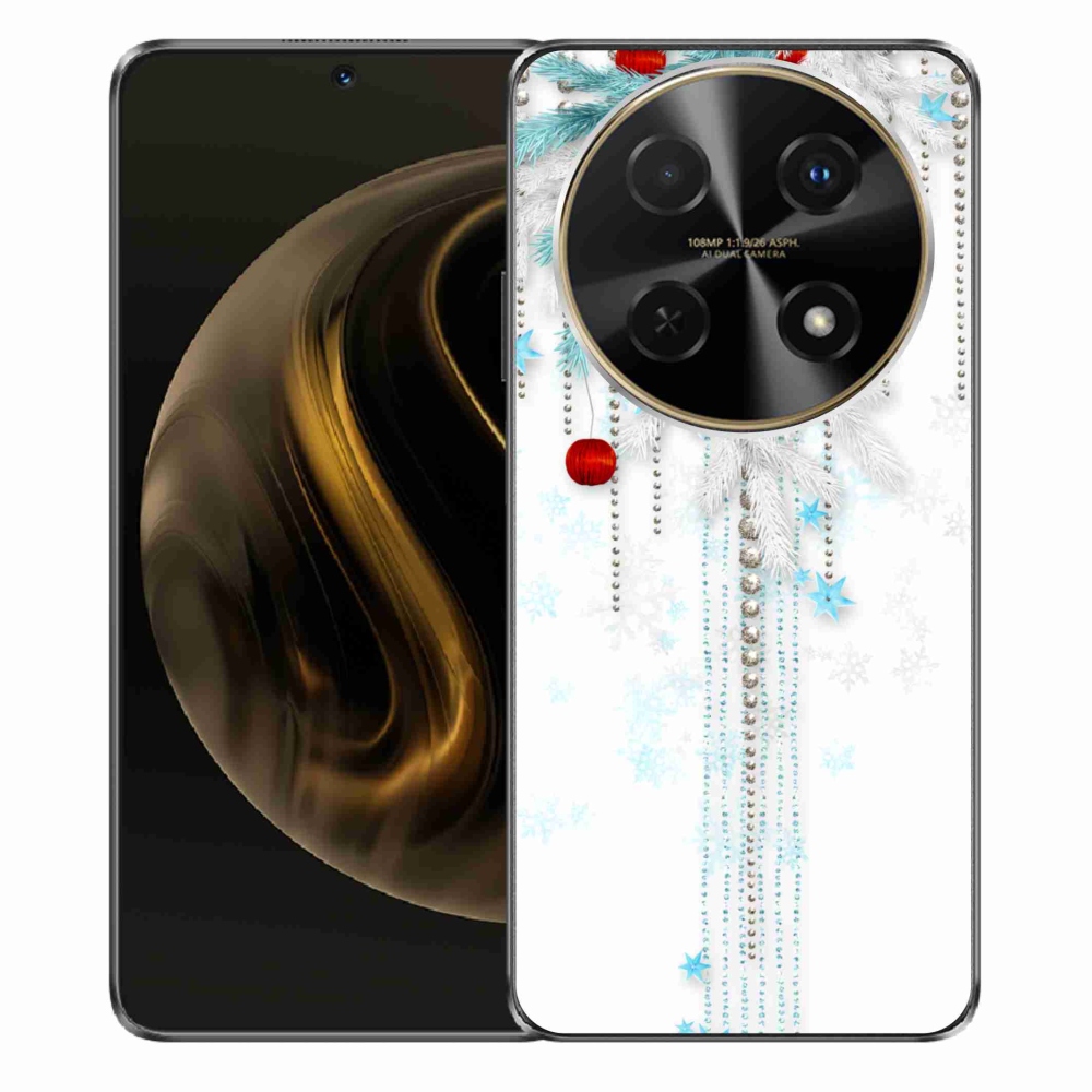 Gelový kryt mmCase na Huawei Nova 12i - vánoční ozdoby