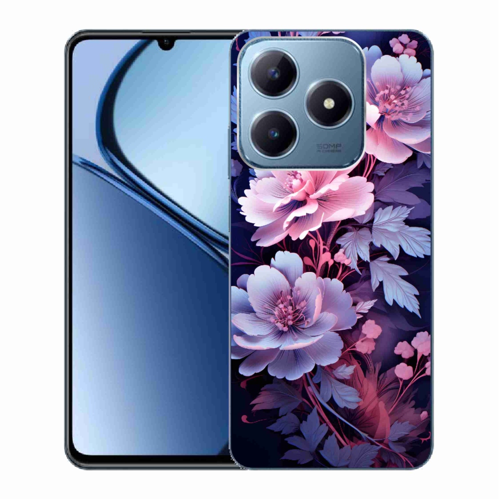 Gelový kryt mmCase na Realme C63 - květiny 11