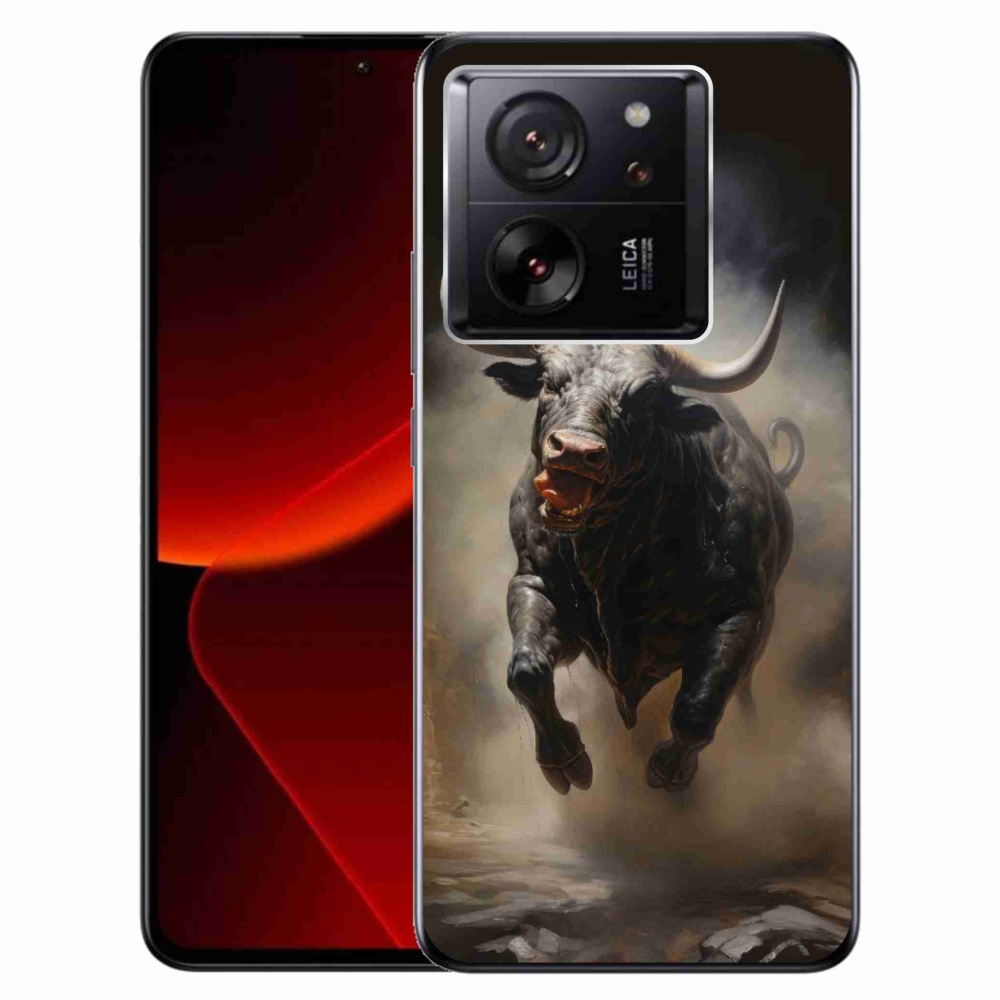 Gelový kryt mmCase na Xiaomi 13T/13T Pro - rozzuřený býk