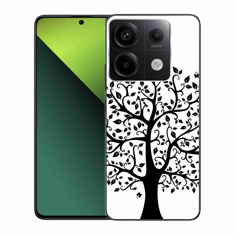 Gelový kryt mmCase na Xiaomi Redmi Note 13 Pro 5G/Poco X6 5G - černobílý strom