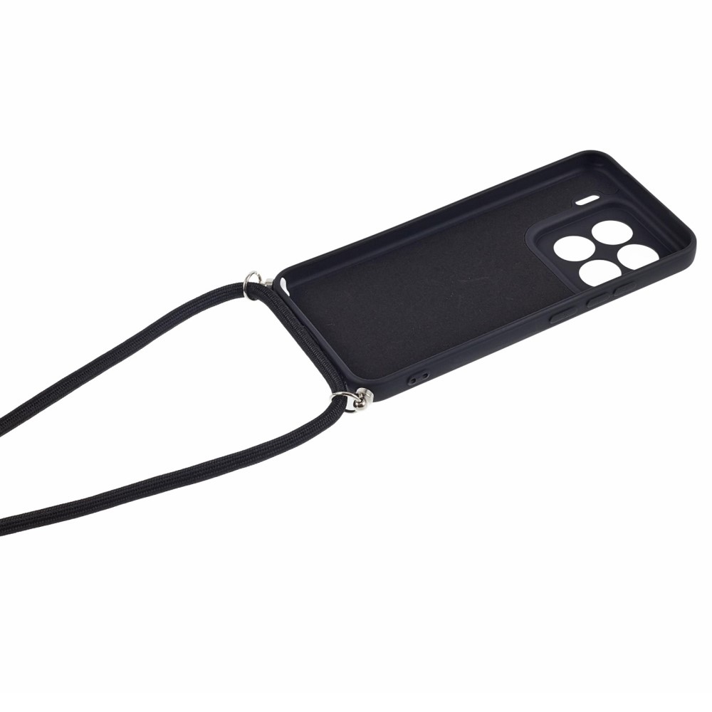 Lining gelový obal se šňůrkou na Xiaomi 15 Pro - černý