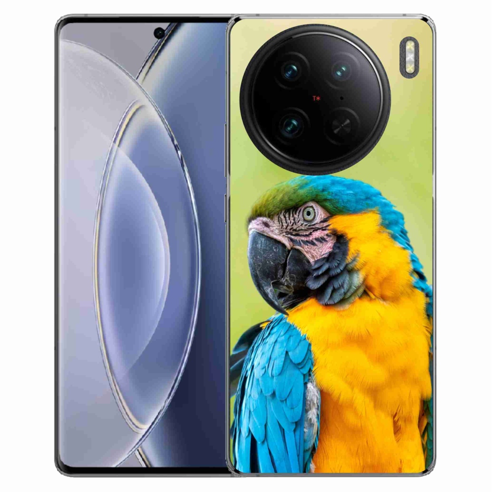Gelový obal mmCase na Vivo X90 Pro - papoušek ara 2