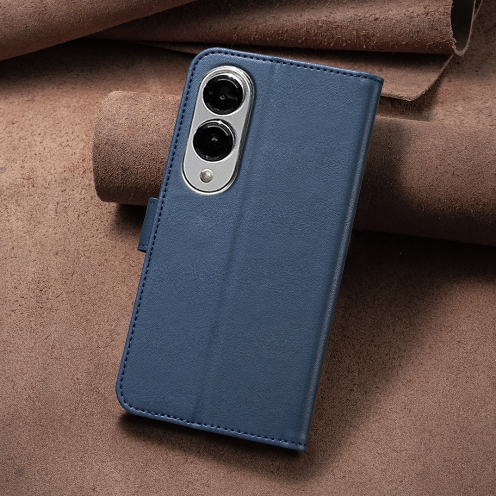 Clover knížkové pouzdro na Samsung Galaxy S25 Edge - modré