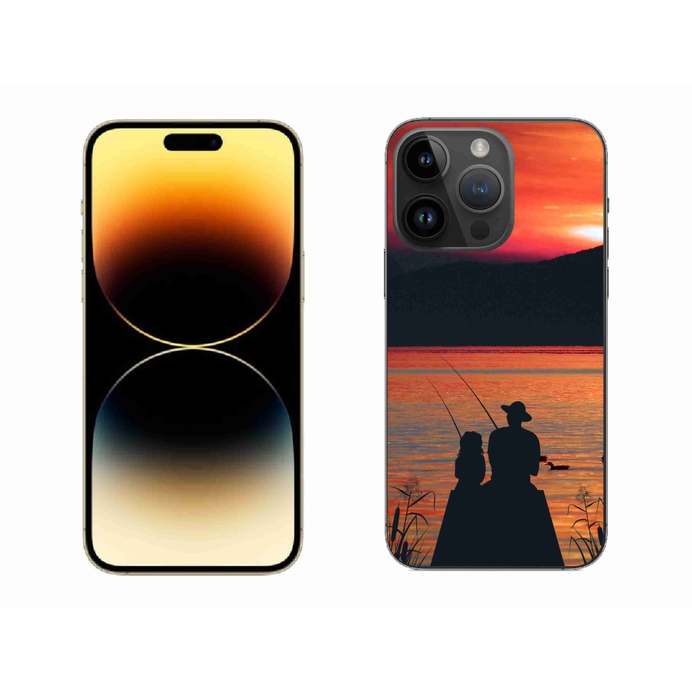 Gelový kryt mmCase na iPhone 14 Pro Max - rybaření 3
