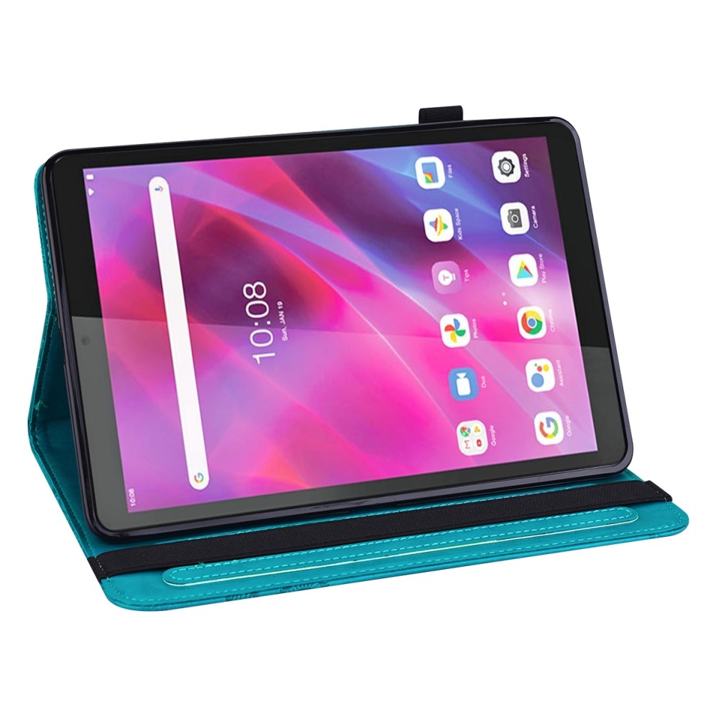 Flower zavírací pouzdro na Lenovo Tab M8 4. Gen (2024) - modré