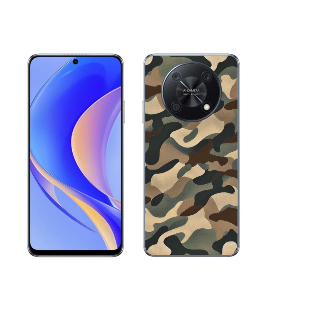 Gelový kryt mmCase na Huawei Nova Y90 - maskáčový vzor 11