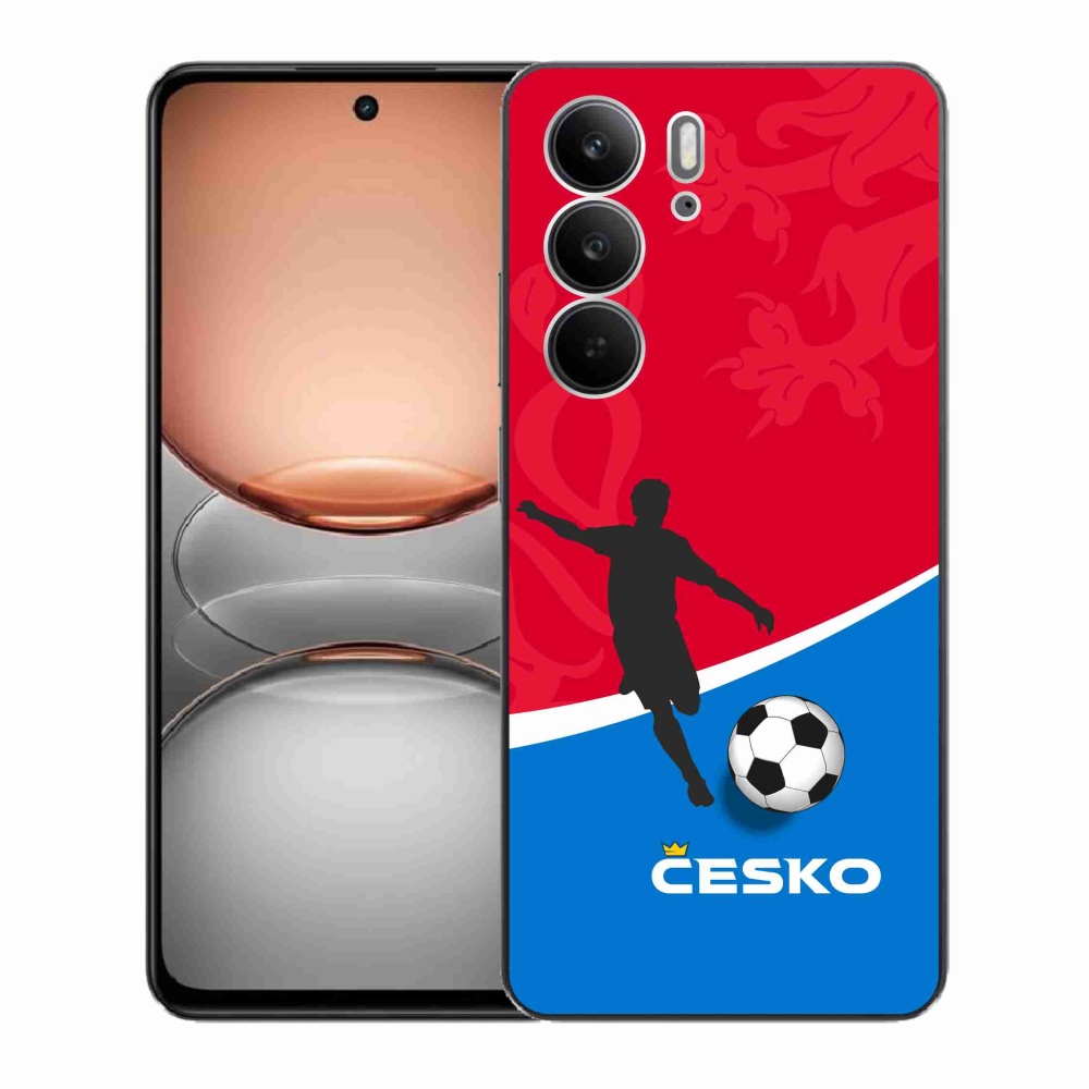 Gelový kryt mmCase na Realme C75 - fotbal Česko