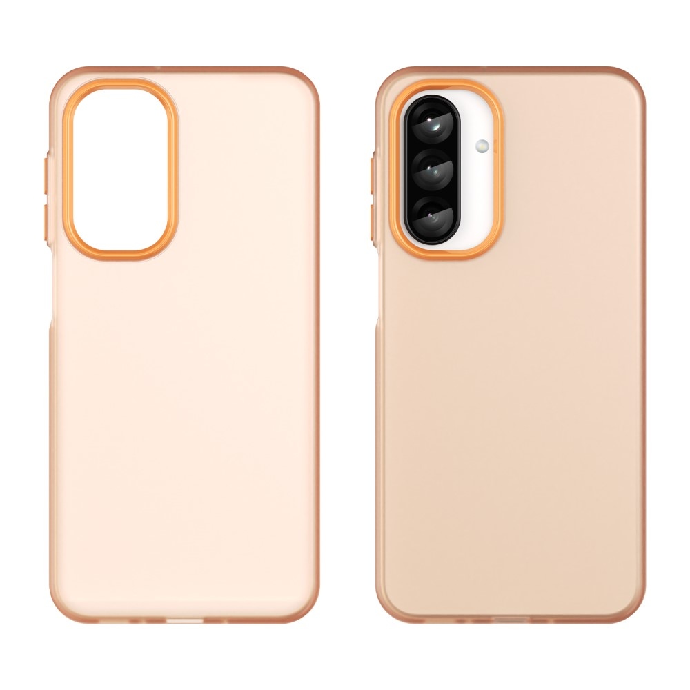 Candys matný gelový obal na Samsung Galaxy A26 5G - oranžový