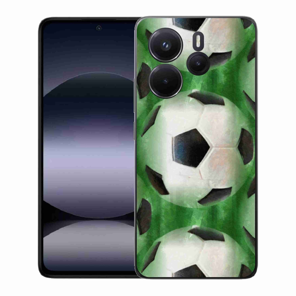 Gelový kryt mmCase na Xiaomi Redmi Note 14 - fotbalový míč