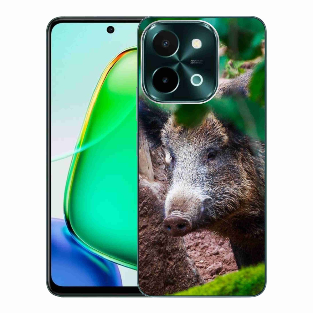 Gelový kryt mmCase na Vivo Y28 - divoké prase