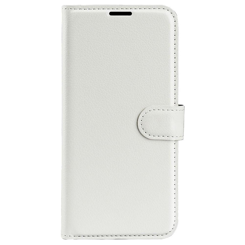 Litchi knížkové pouzdro na Vivo X90 Pro - bílé