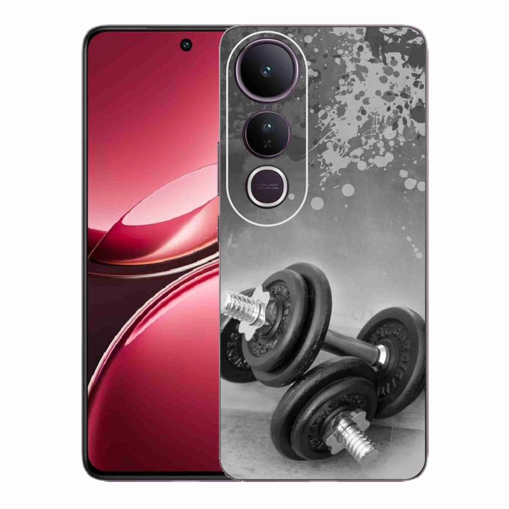 Gelový kryt mmCase na Vivo V50 Lite 4G/5G - činky 1