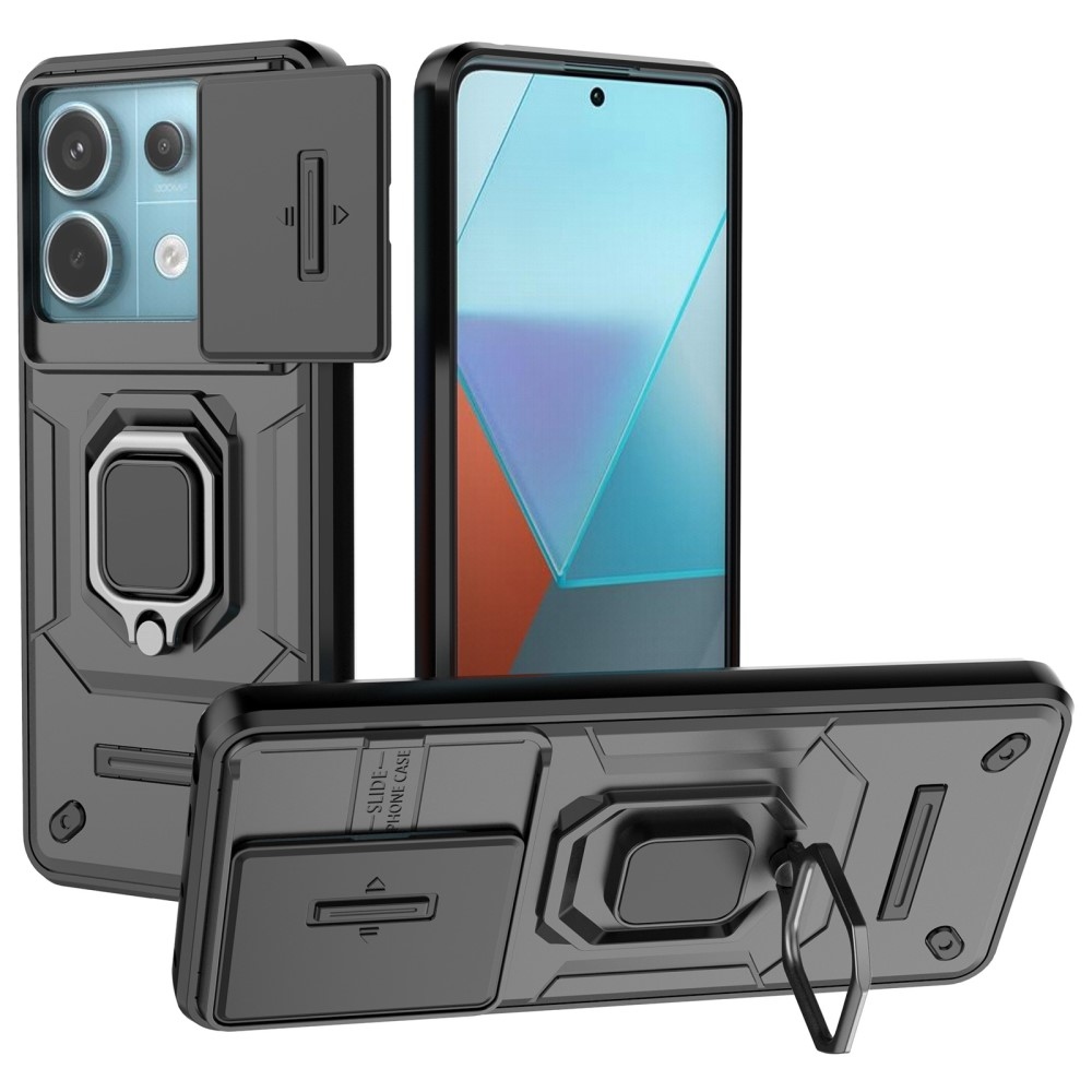 Lens odolný hybridní kryt na Xiaomi Redmi Note 13 Pro 5G/Poco X6 5G - černý