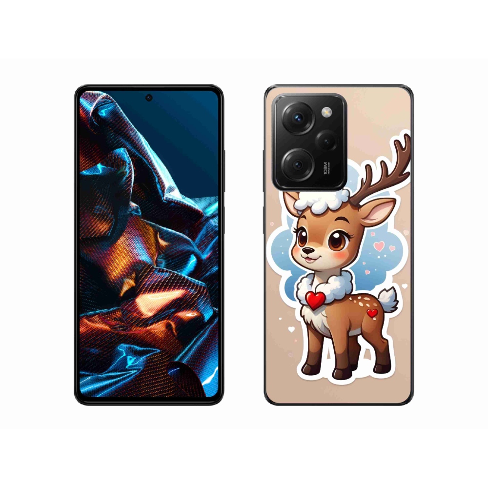 Gelový kryt mmCase na Xiaomi Poco X5 Pro 5G - kreslený sob