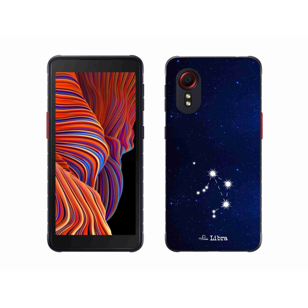 Gelový kryt mmCase na Samsung Galaxy Xcover 5 - souhvězdí Váhy
