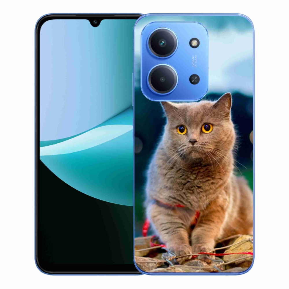 Gelový kryt mmCase na Xiaomi Redmi 15C 4G/5G (173mm) - britská modrá 2