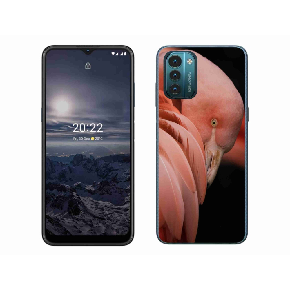 Gelový kryt mmCase na Nokia G11/G21 - plameňák 3