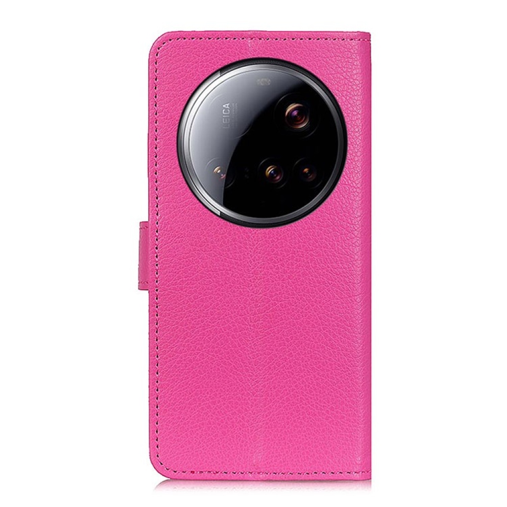 Litchie knížkové pouzdro pro Xiaomi 15 Ultra - rose