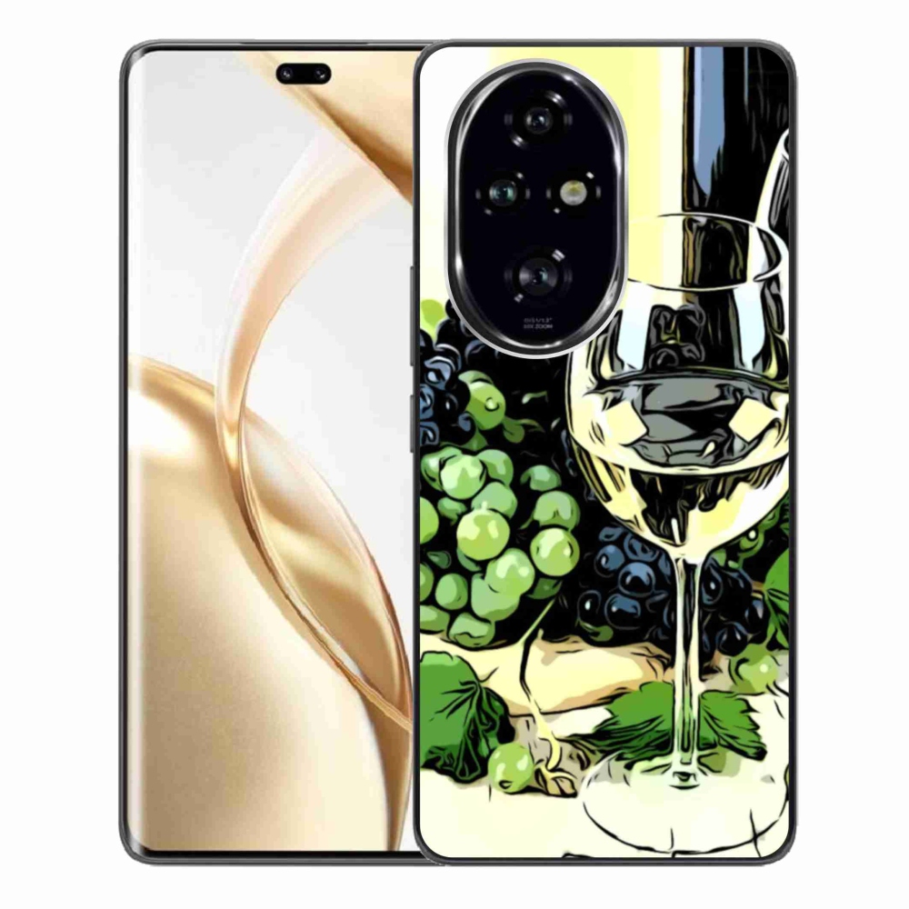 Gelový kryt mmCase na Honor 200 Pro 5G - sklenka vína