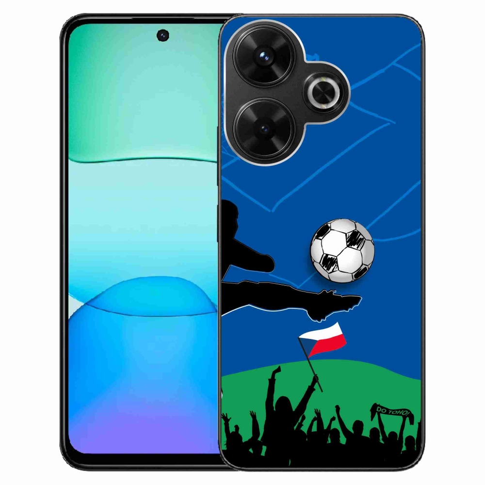 Gelový kryt mmCase na Xiaomi Redmi 13 4G/Poco M6 4G  - fanoušci fotbalu