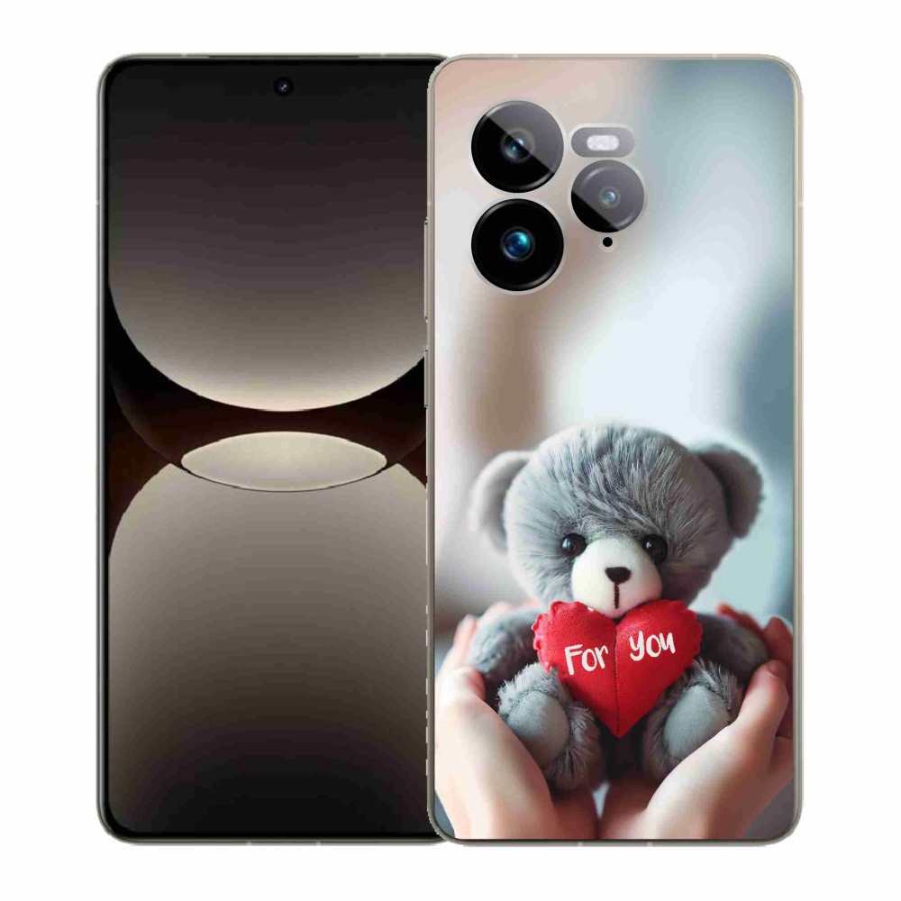 Gelový kryt mmCase na Realme GT 7 Pro 5G - medvídek pro zamilované