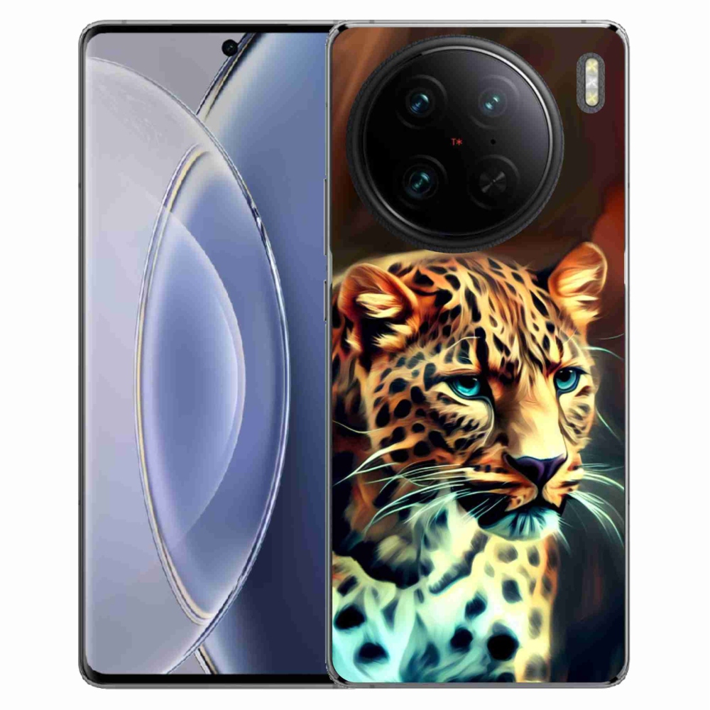 Gelový kryt mmCase na Vivo X90 Pro - leopard