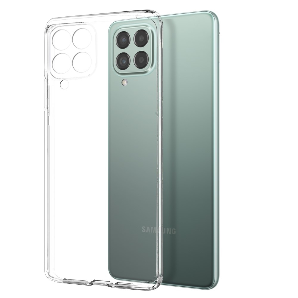 NORTHJO průhledný gelový obal + tvrzené sklo na Samsung Galaxy M53 5G - průhledný