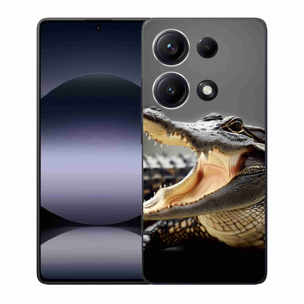 Gelový kryt mmCase na Xiaomi Redmi Note 14S - krokodýl