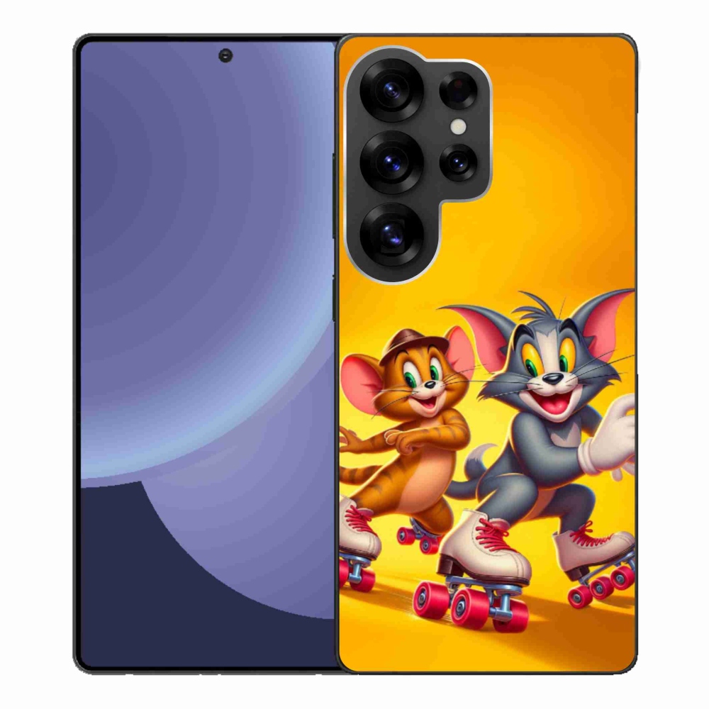 Gelový kryt mmCase na Samsung Galaxy S25 Ultra - tom a jerry