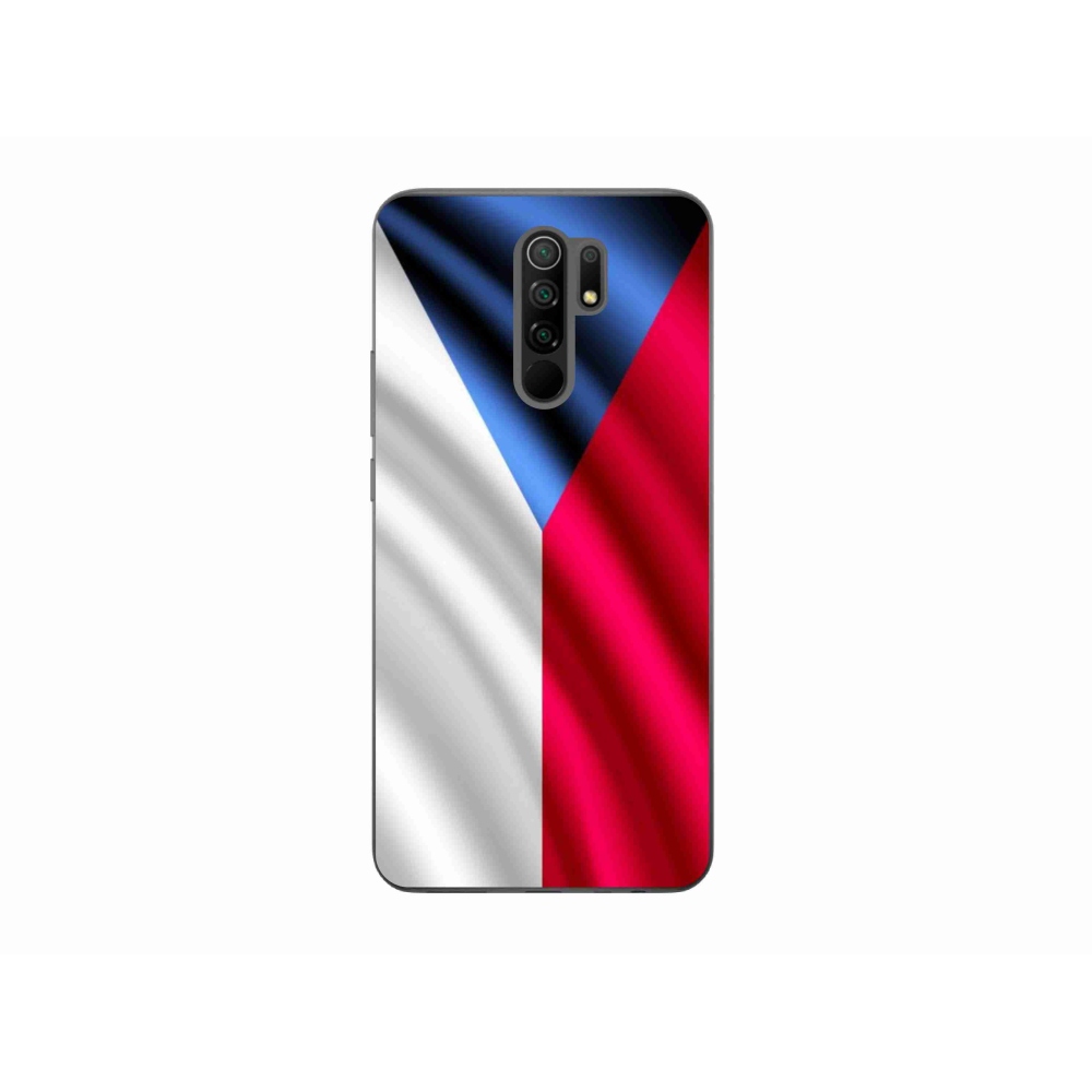 Gelový kryt mmCase na mobil Xiaomi Redmi 9 - česká vlajka