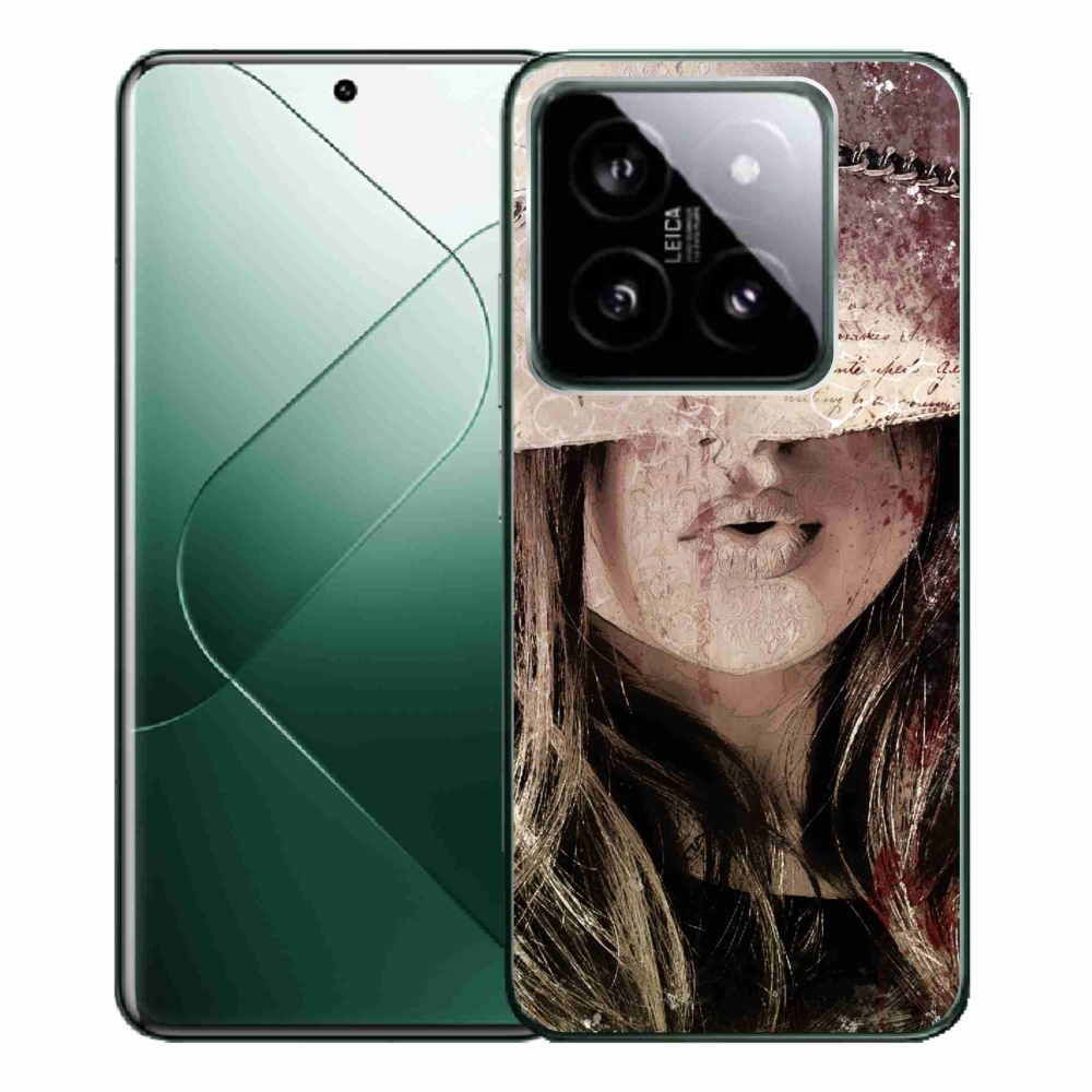 Gelový kryt mmCase na Xiaomi 14 Pro - dívka
