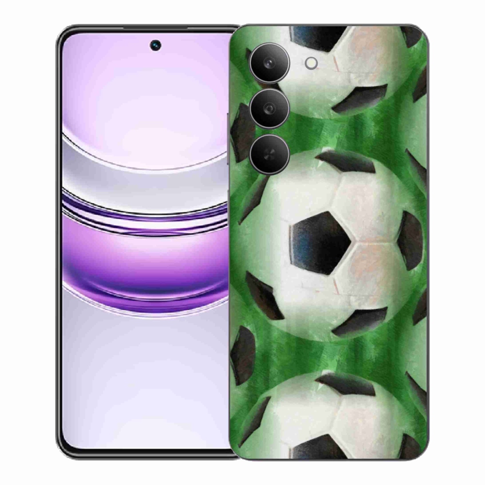 Gelový kryt mmCase na Realme 14x 5G - fotbalový míč