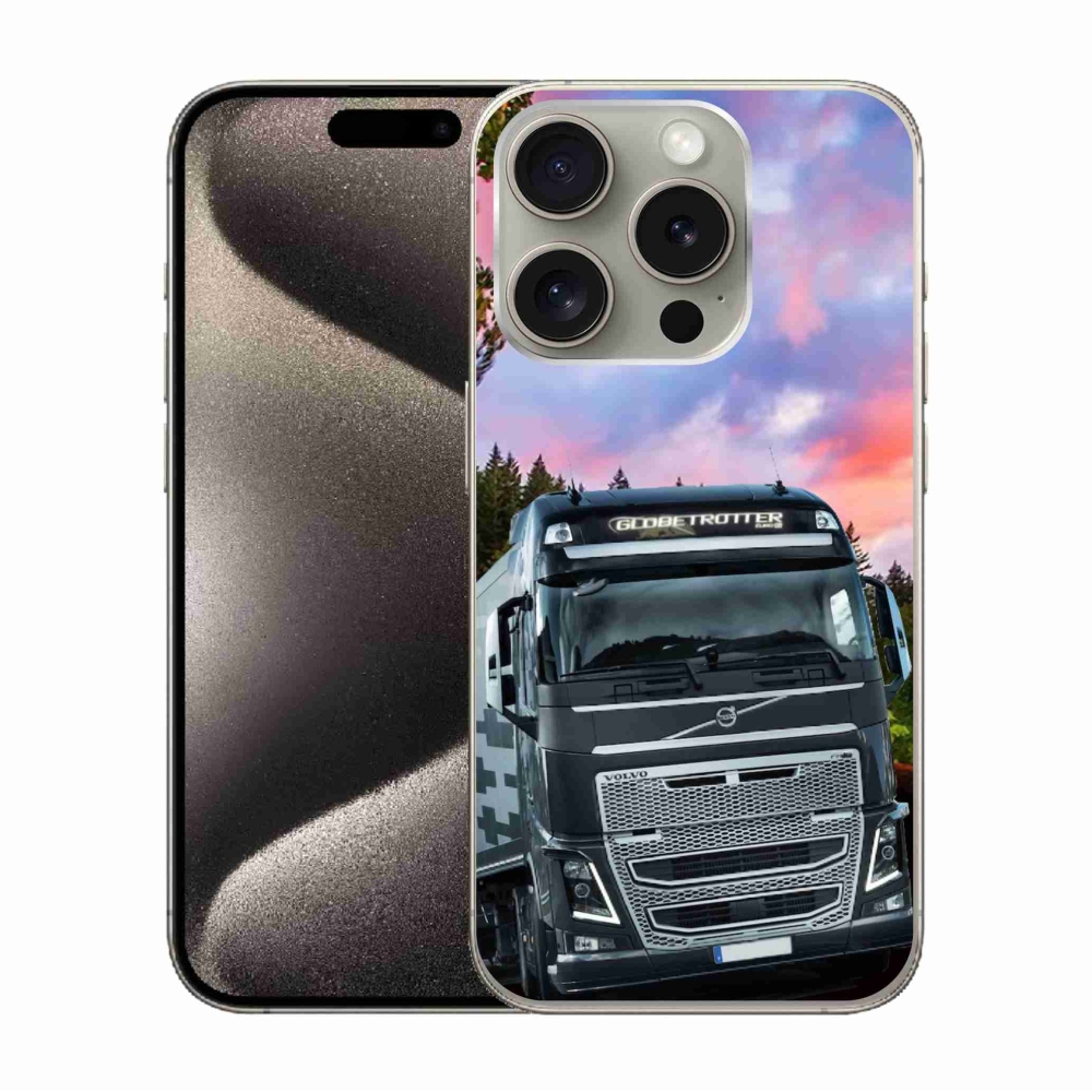 Gelový kryt mmCase na iPhone 15 Pro - kamion 2