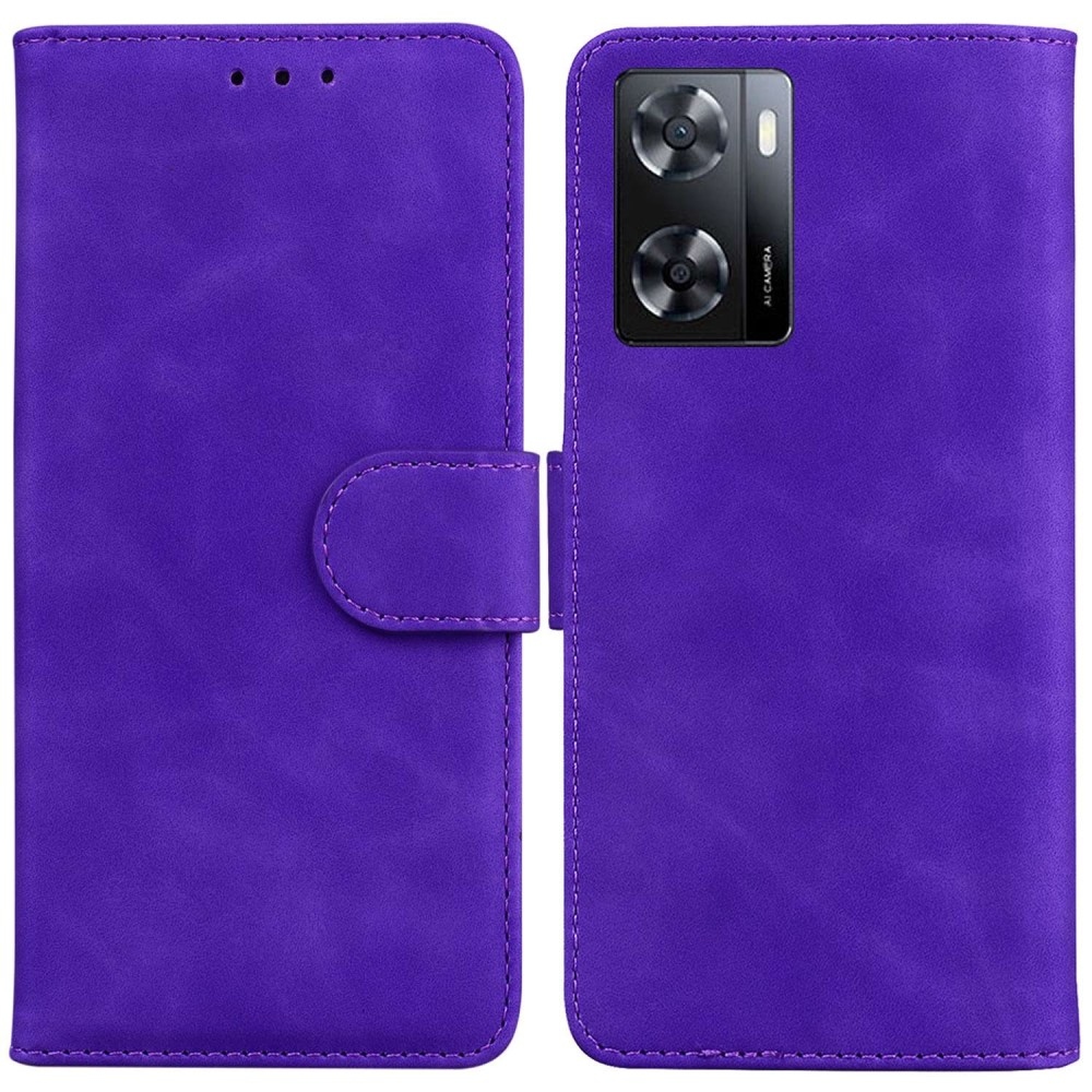 Wallet knížkové pouzdro na Realme Narzo 50 - fialové