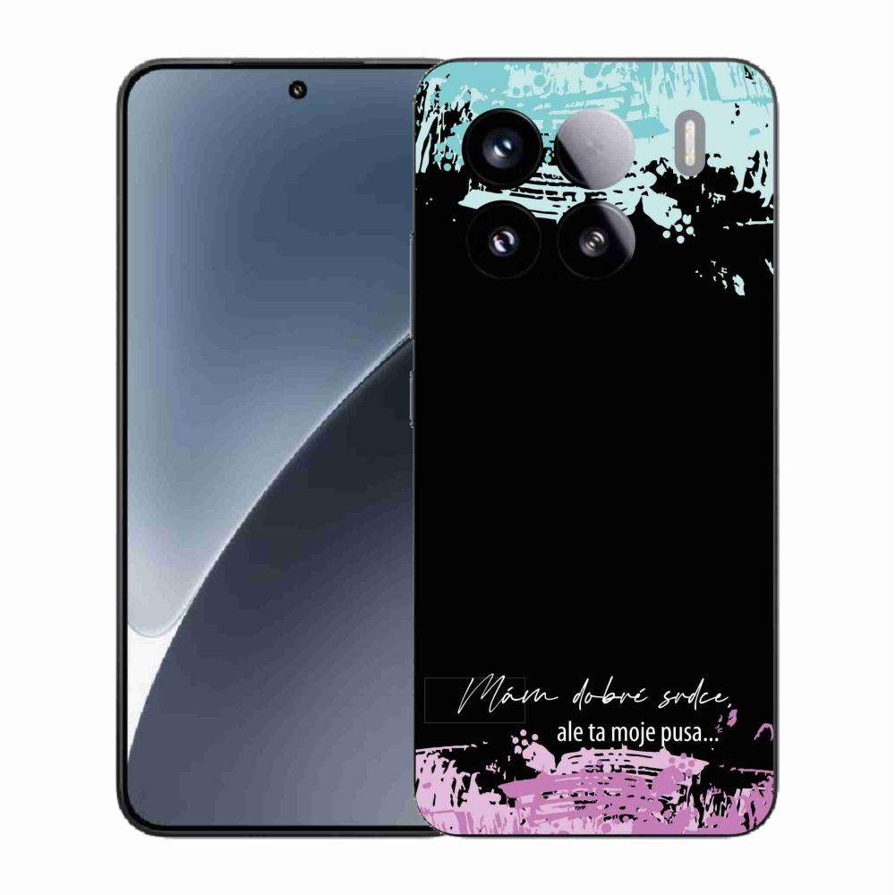 Gelový kryt mmCase na Xiaomi 15 - vtipný text 3 černé pozadí