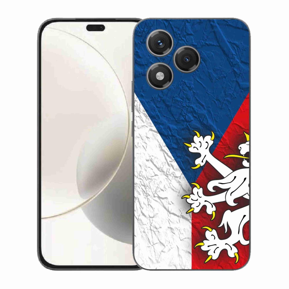 Gelový kryt mmCase na Honor 400 Lite - česká vlajka 1