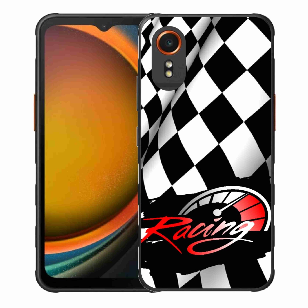 Gelový kryt mmCase na Samsung Galaxy Xcover 7 - závodění