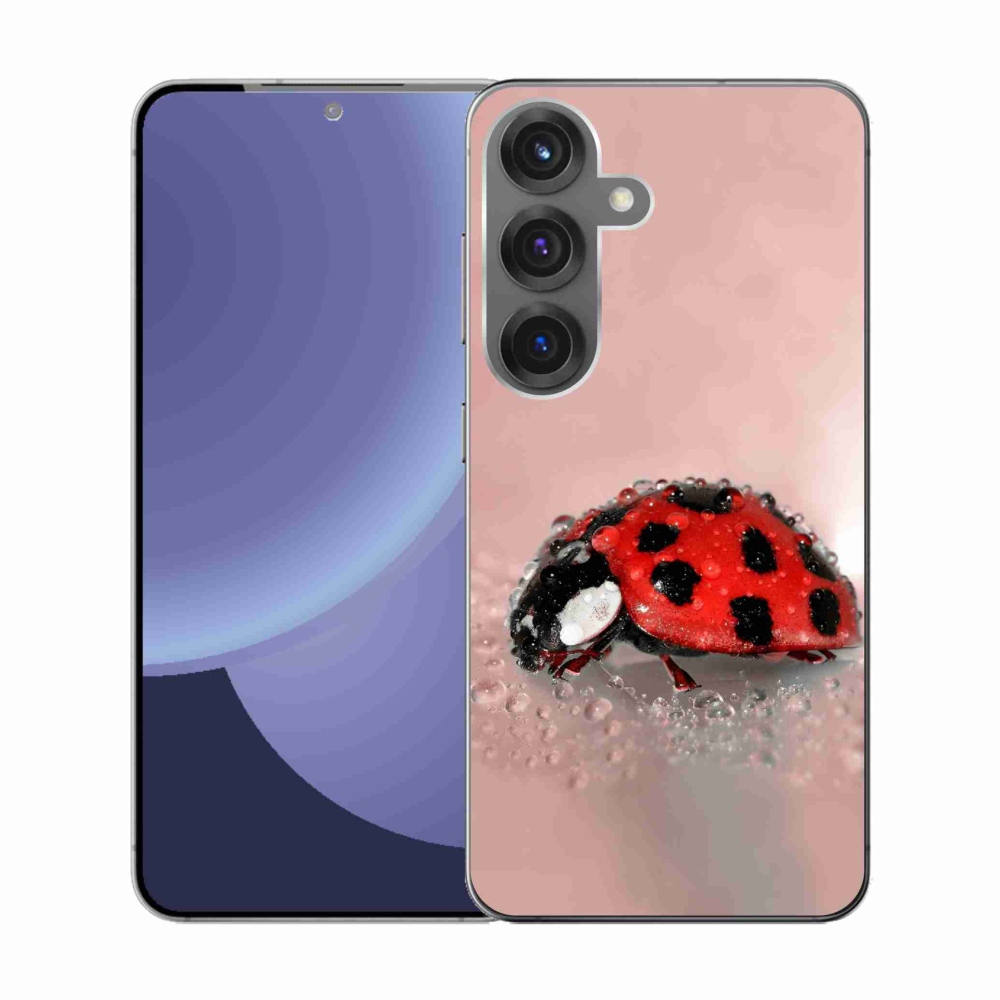Gelový kryt mmCase na Samsung Galaxy S25 - beruška