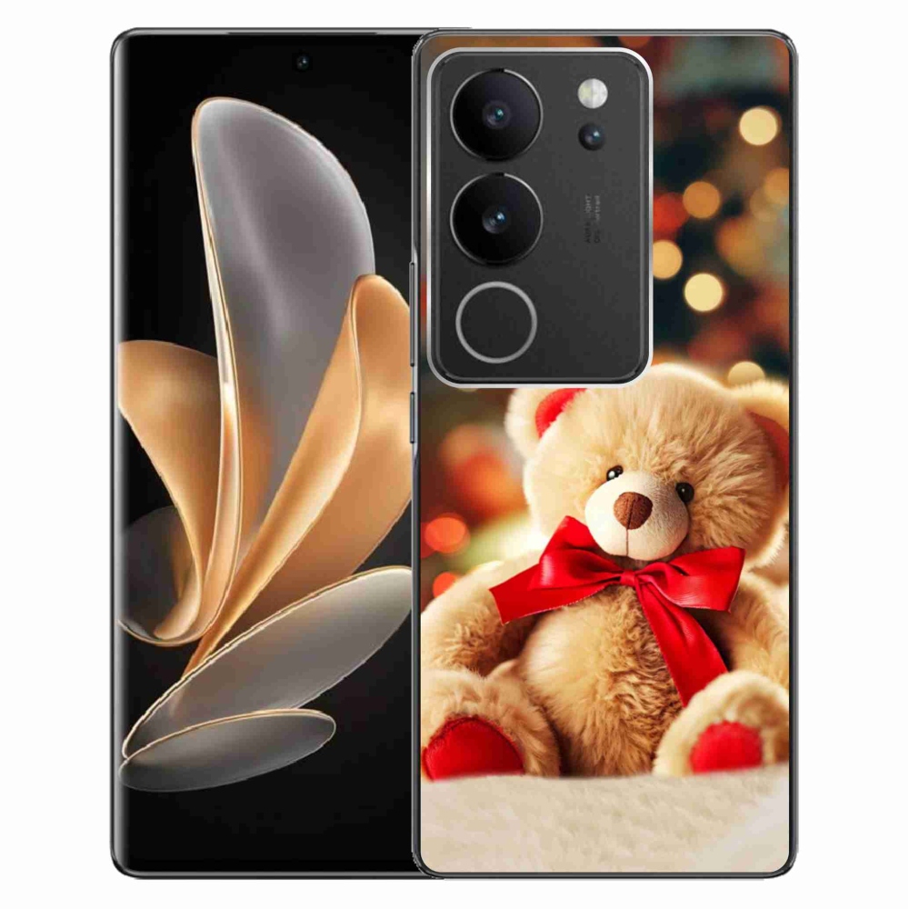 Gelový kryt mmCase na Vivo V29 5G - plyšový medvídek