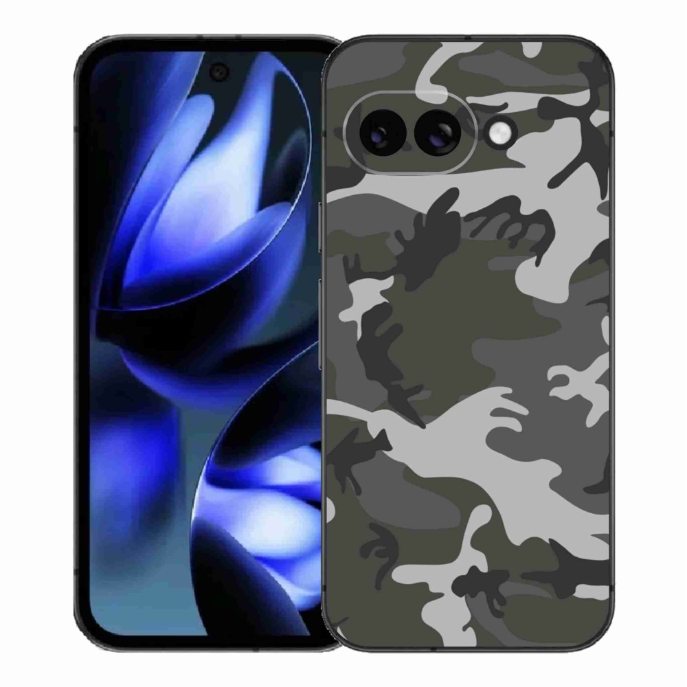 Gelový kryt mmCase na Google Pixel 9a - maskáčový vzor