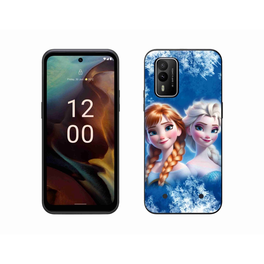Gelový kryt mmCase na Nokia XR21 - ledové království 2