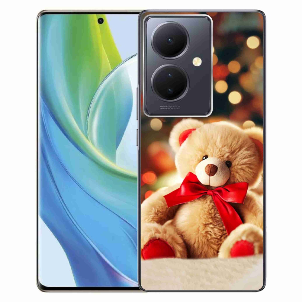 Gelový kryt mmCase na Vivo V29 Lite 5G - plyšový medvídek