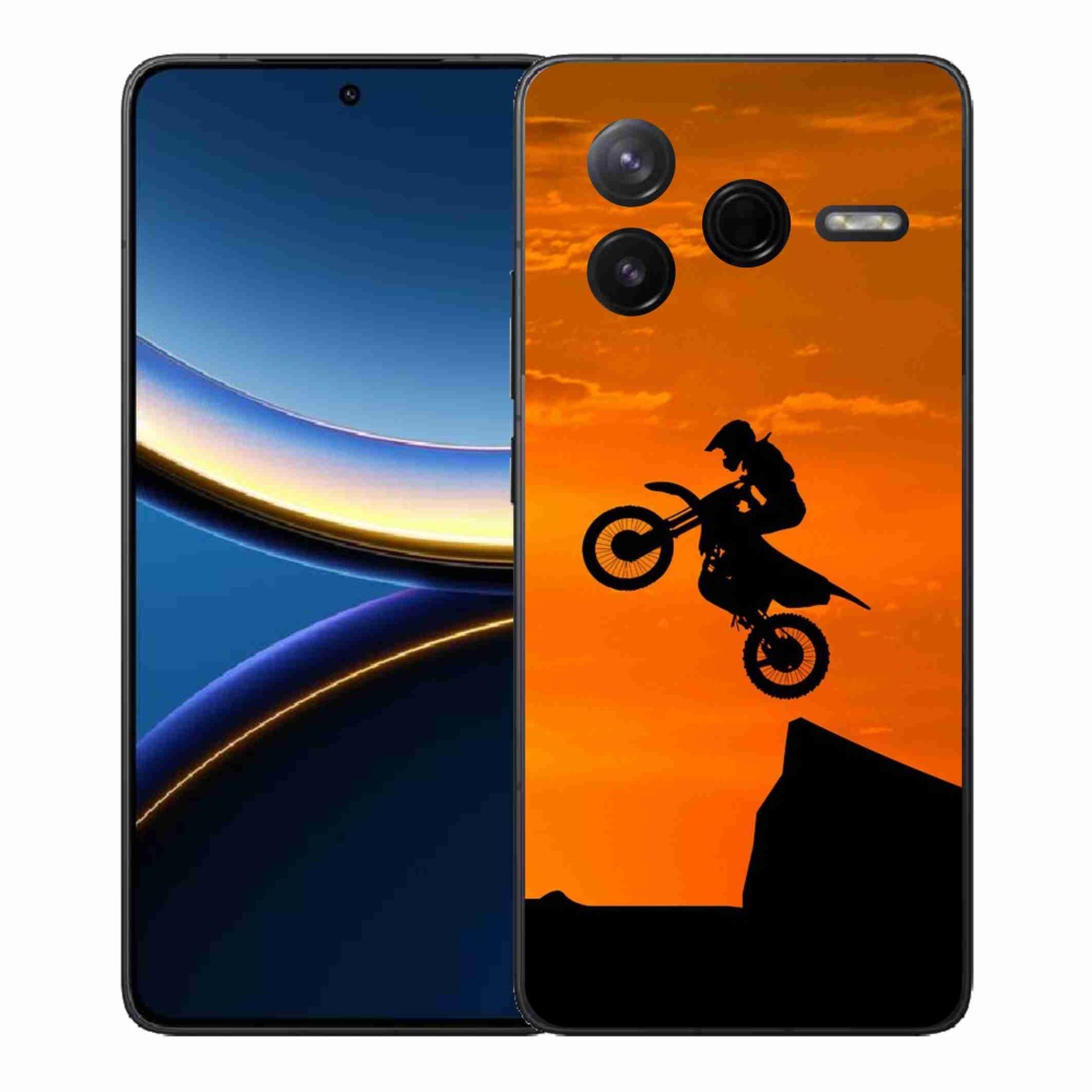 Gelový kryt mmCase na Xiaomi Poco F7 Pro - motocross