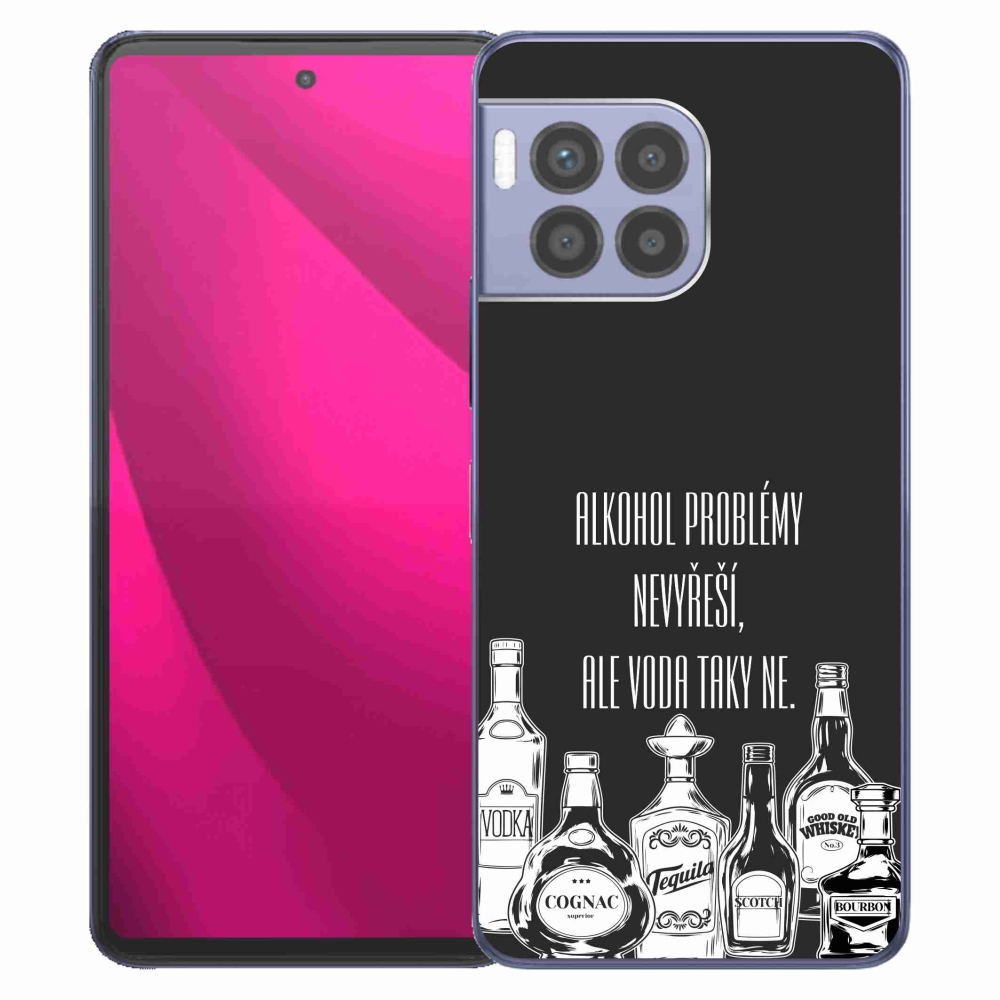 Gelový kryt mmCase na T-Mobile T Phone 2 Pro - vtipný text černé pozadí