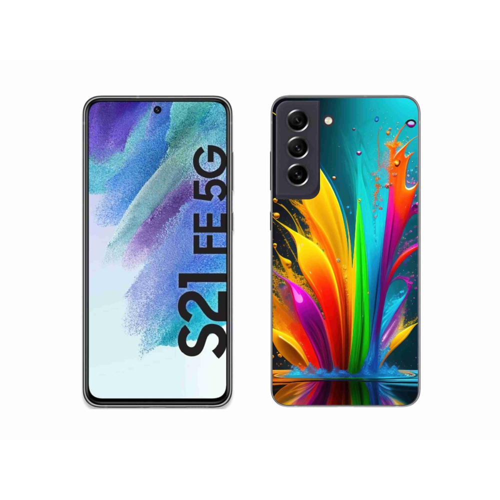 Gelový kryt mmCase na Samsung Galaxy S21 FE 5G - abstraktní motiv 1