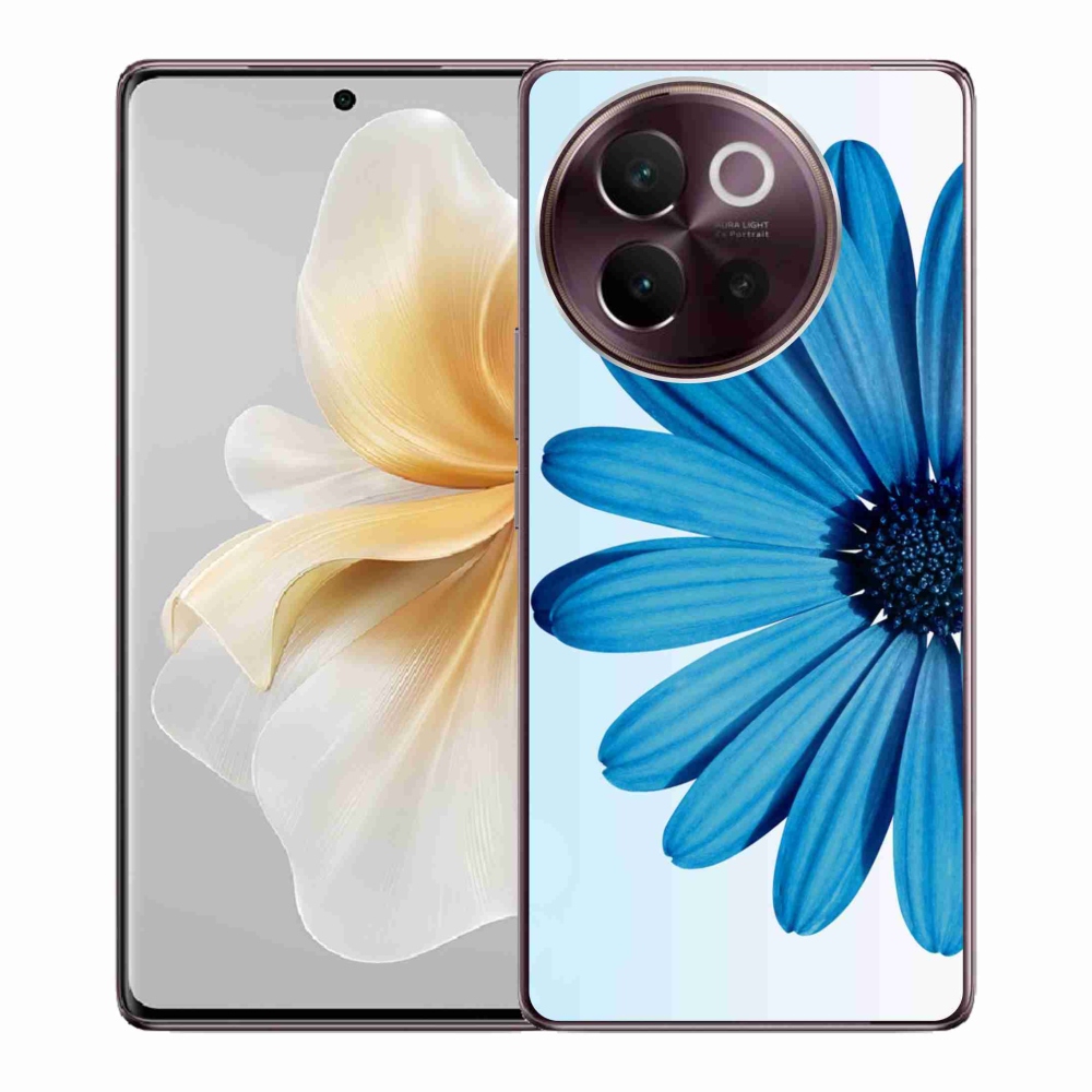 Gelový obal mmCase na Vivo V40 Lite 5G - modrá kopretina