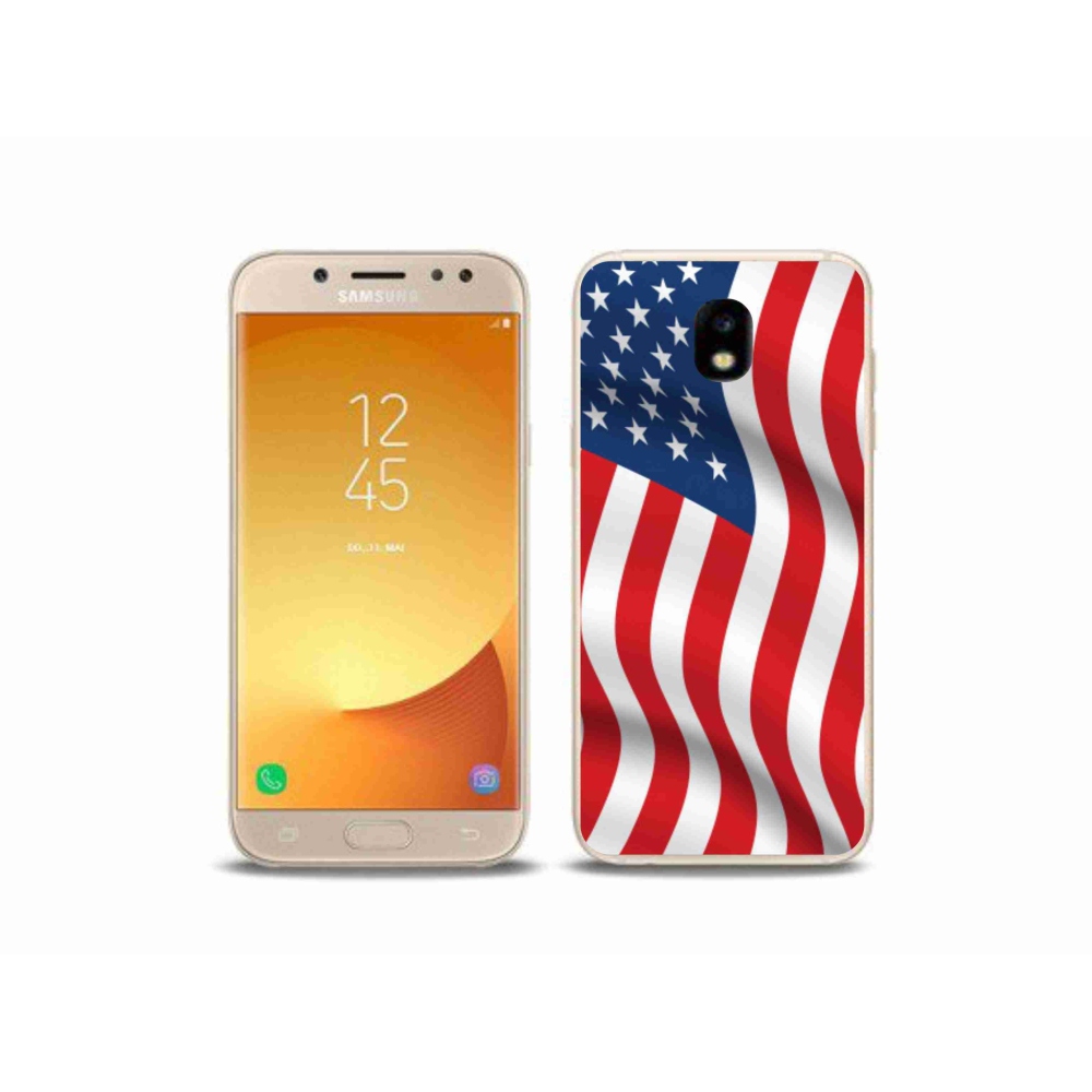 Gelový kryt mmCase na mobil Samsung Galaxy J5 (2017) - USA vlajka