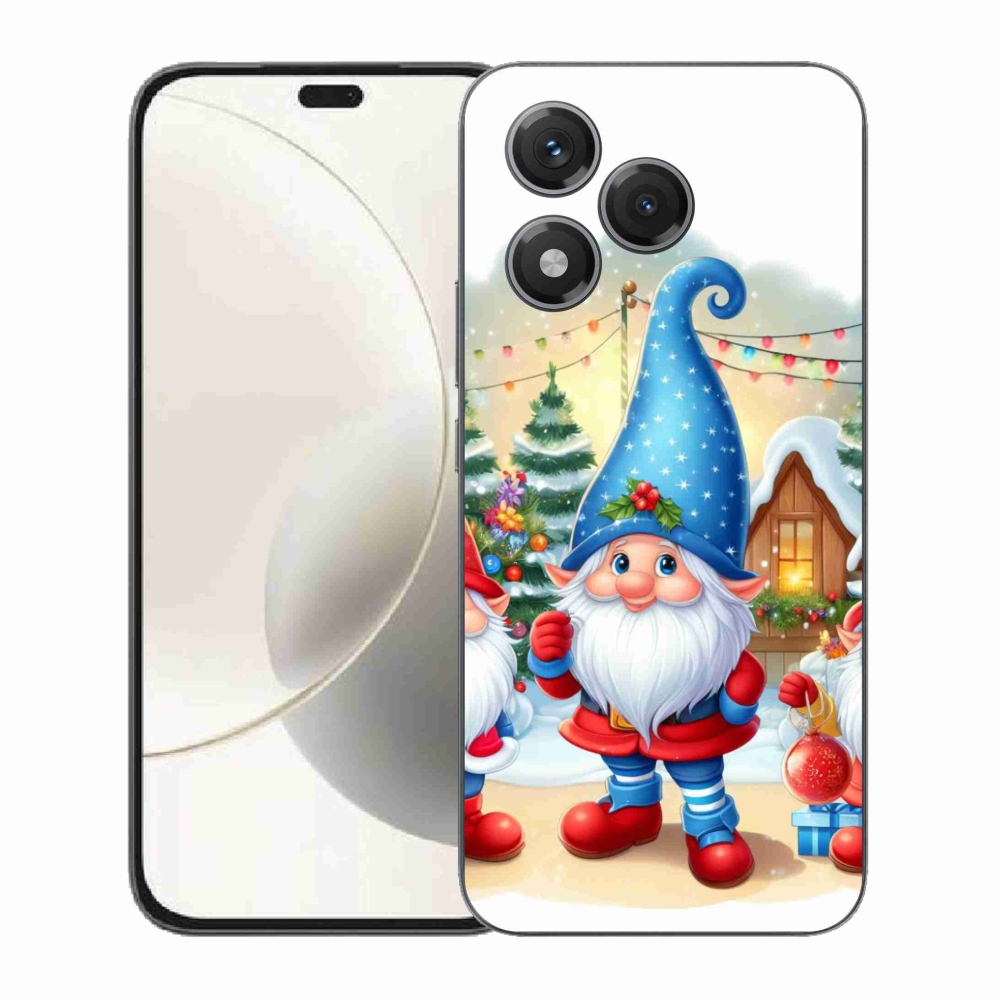 Gelový kryt mmCase na Honor 400 Lite - vánoční skřítci